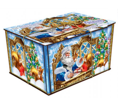 Посылка "Мастерская Деда Мороза" 1000 гр. + игрушка