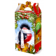 Коробка "Снегирь с подарочком" 600 гр. +плюс фетр игрушка