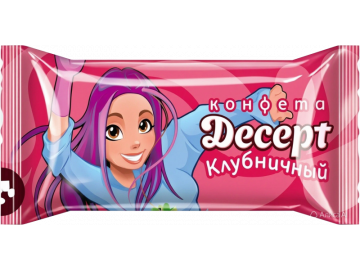 Десерт клубничный